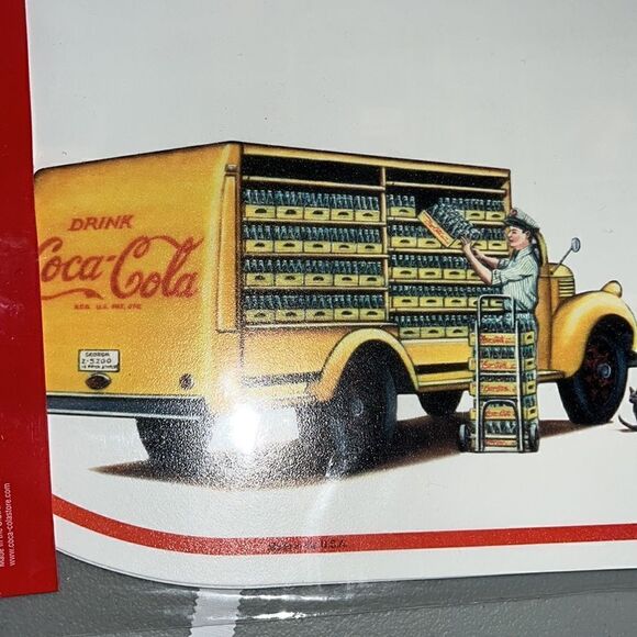 Sealed Coca Cola Truck & Diner Corvette Chevy Belair Retro Placemats Place Mats - Picture 5 of 5